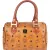 MCM Monogram Visetos Boston  Bag