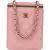 Chanel Pink Caviar Leather Mini Vertical Vanity Crossbody Bag