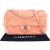 Chanel Pink Terry Cloth Coco Single Flap Shoulder Bag