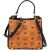 MCM Monogram Visetos Aren Top Handle Mini Handbag