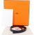 Hermès Reversible Multicolor Leather Cuir Seul de Ceinture Artist Stripe Skinny Belt (70)