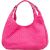 Bottega Veneta Pink Intrecciato Leather Campana Hobo Shoulder Bag