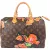 Louis Vuitton Canvas Monogram Roses By Stephen Sprouse Speedy 30 Boston Bag