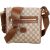 GUCCI Monogram GG Supreme Interlocking G Messenger Crossbody Bag
