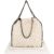 Stella McCartney Shearling  Falabella Fold Over Tote Crossbody Handbag
