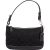 Coach Black Signature Monogram Pochette Handbag