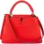 Louis Vuitton Rouge Taurillon Capucines BB Handbag