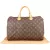 Louis Vuitton Canvas Monogram Speedy 35 Boston Bag