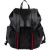 Gucci Crocodile-Embossed Leather Web Stripe Backpack