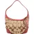 Coach Classic Monogram Pleated Hobo Shoulder Bag