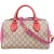 Gucci Monogram GG Supreme Bicolor Boston Handbag