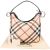 Burberry Nova-Check Monogram Hobo Shoulder Bag