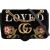 Gucci Monogram Velvet Small GG Marmont 'Loved' Embroidered Shoulder Bag