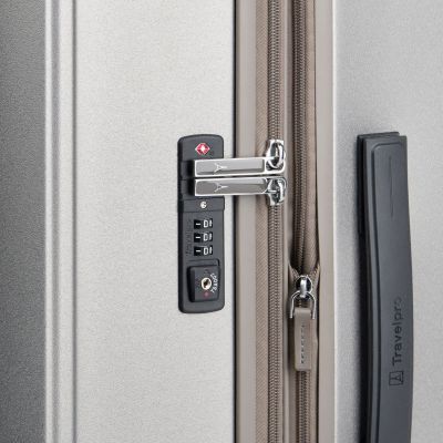 Platinum® Elite Large Check-In Erweiterbarer Hartschale Spinner 76 cm - Metallic Sand