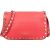 Valentino Garavani Pink Leather Rockstud Flap Crossbody Bag