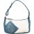 Loewe Leather and Canvas Anagram Studded Pochette