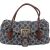 Celine Denim Macadam Monogram Buckle Handbag