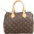 Louis Vuitton Monogram Canvas Speedy 25Boston Bag