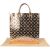 Louis Vuitton Limited Monogram Miroir Metallic Sac Plat 