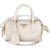 Prada Saffiano Leather Mini Bowling Crossbody Handbag