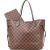 Louis Vuitton Monogram Damier Ebene Neverfull MM Shopper
