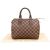 Louis Vuitton Monogram Damier Ebene Speedy 25 Boston Bag