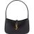 Saint Laurent Black Leather 5 à 7 Mini Hobo Handbag
