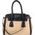 Prada Saffiano Bicolor Leather City Tote Handbag