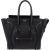 Sac à main de voyage Céline en cuir grainé noir