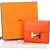 Hermès Constance Compact Orange Poppy Wallet