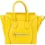 Celine Yellow Leather Luggage Handbag