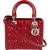 Christian Dior Quilted Patent Leather Lady Dior Handbag