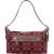 Coach Red Monogram Signature Demi Mini Handbag
