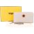 Fendi Leather Flowerland Zip-Around Wallet