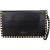 Valentino Garavani Black Leather Rockstud Clutch