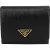 Prada Vitello Move Leather Small Trifold Wallet