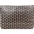 Goyard Goyardine Monogram Sénat MM Clutch