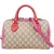 Gucci Monogram GG Supreme Bicolor Boston Handbag