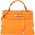 Hermès Orange Swift Leather Kelly 32 Handbag