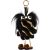 Fendi Fur Metallic Leather Monster Bug Bag Charm