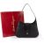 Salvatore Ferragamo Pebbled Calfskin Leather Gancini Shoulder Bag