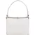 Gucci All White Leather Turnlock Handbag