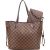Louis Vuitton Monogram Damier Ebene Neverfull MM Shoulder Bag