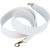 Gucci - White Leather Bags Strap