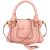 Chloé Grained Calfskin Marcie Small Satchel Handbag