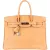 Hermès Fjord Leather Birkin 35 Handbag Beige Brown Palladium Hardware