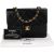 Chanel Quilted Lambskin Rectangular 24K Gold Single Flap Crossbody Bag