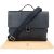 Louis Vuitton Bleu Taiga Leather Vassili PM Business Tasche