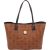 MCM Monogram Visetos Leather Liz Reversible Shopper