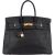 Hermès Noir Togo Leather Birkin 35 Gold Hardware Handbag
